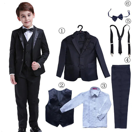 LOlanta 6-Piece Classic Boys' Tuxedo